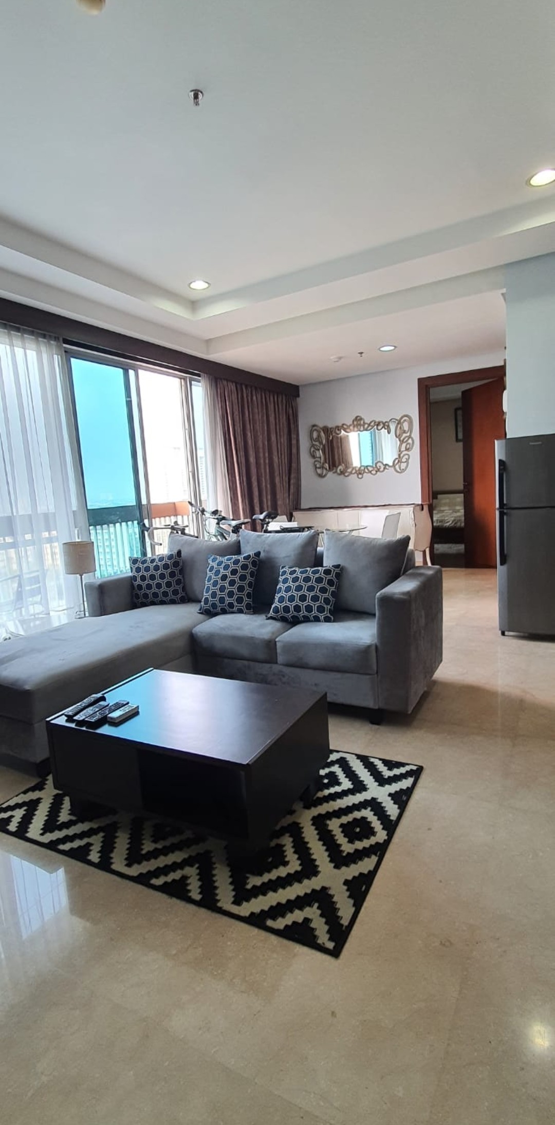 Disewakan Apartemen Kemang Mansion Tipe 1 Kamar Tidur Kondisi Furnished