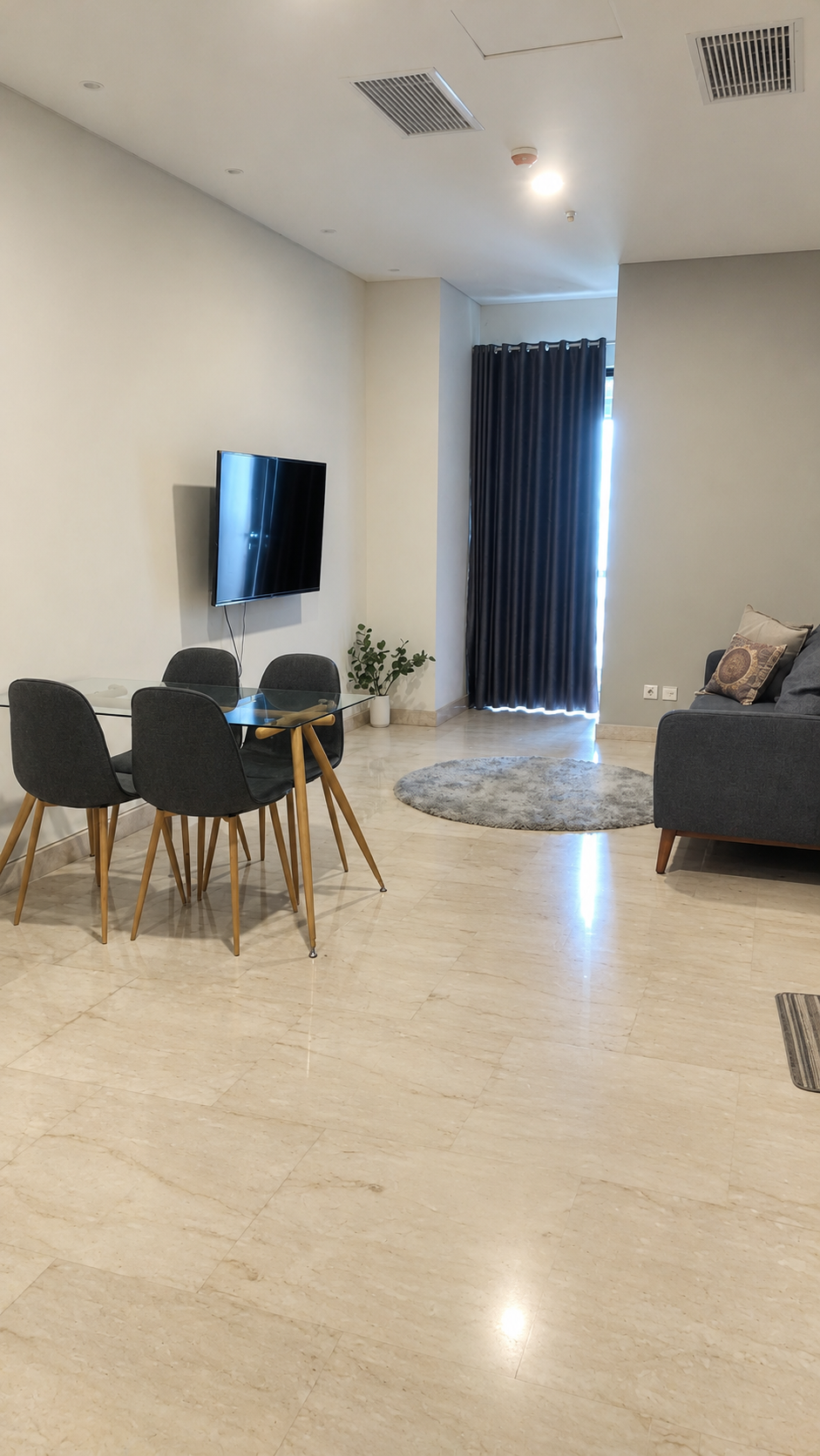 Disewa Apartemen Belleza Tipe 3 Kamar Tidur Kondisi Fully Furnished